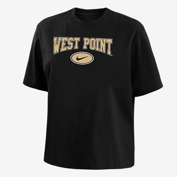 Army Black Knights College Teams Short Sleeve Tops T Shirts. Nike